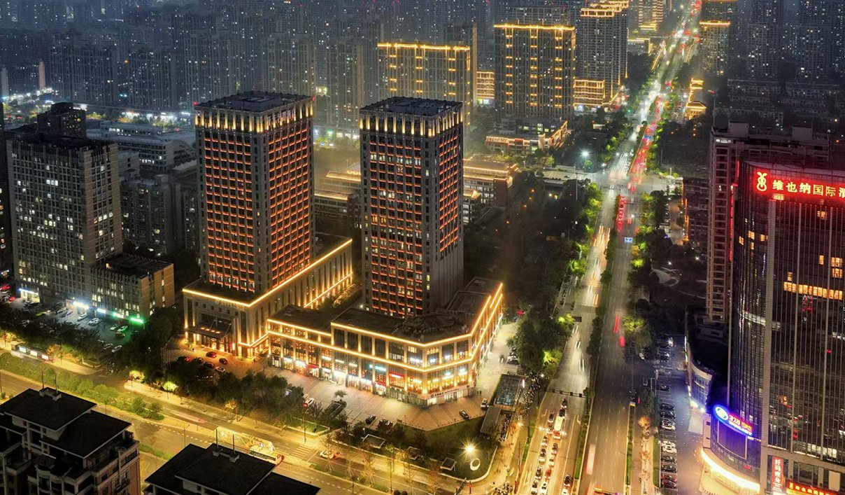 博奧路（北干區塊解放河至金城路段）兩側建筑亮化提升工程